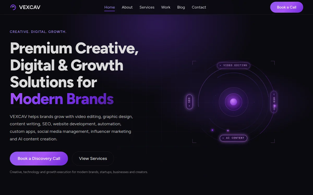 VEXCAV - SEO & Growth Strategy